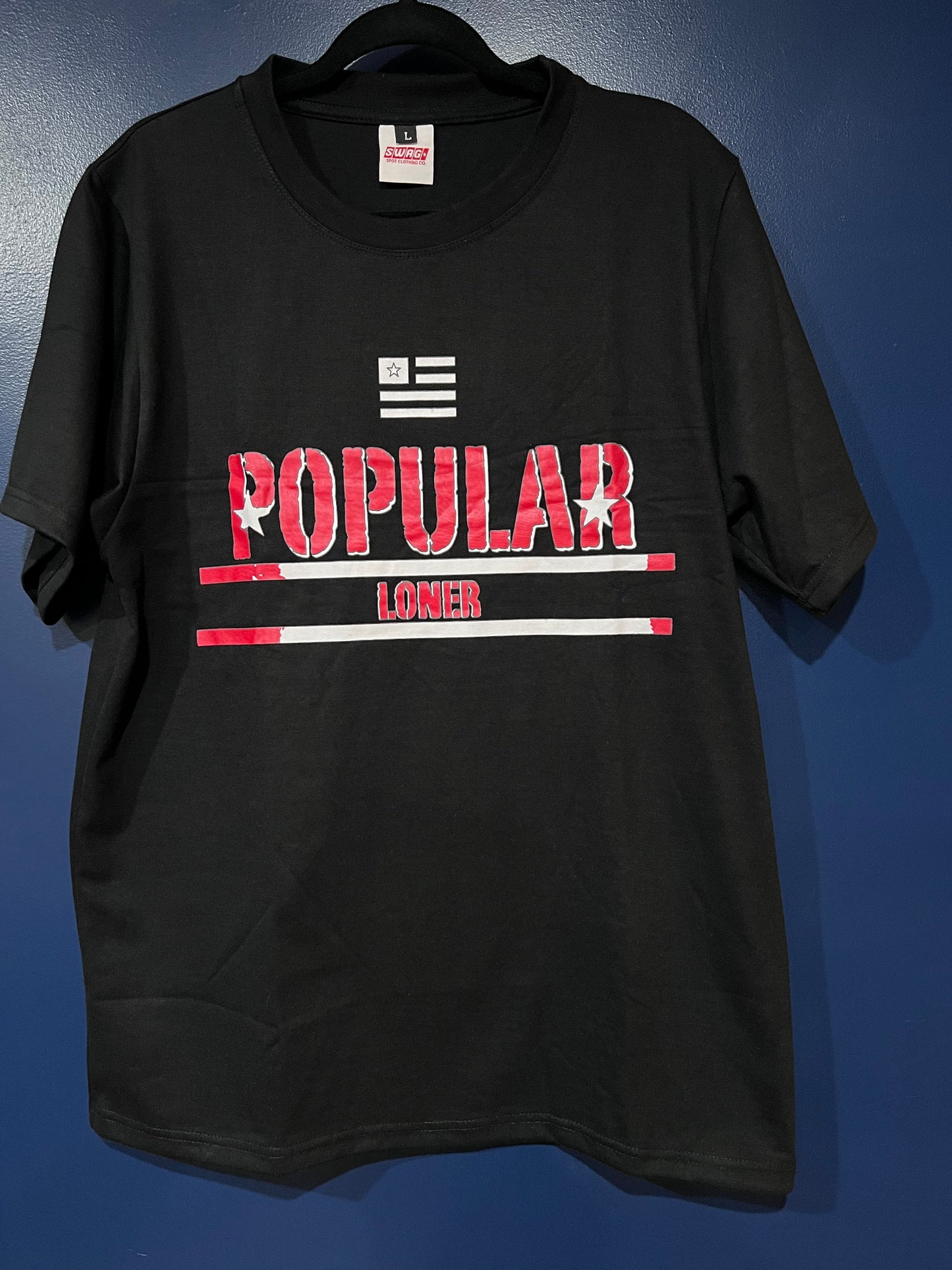 Popular Loner Distressed Unisex T-shirt - Swag Spot Clothing Co