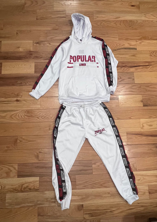 Popular Loner Distressed Unisex Sweatsuit - Swag Spot Clothing Co