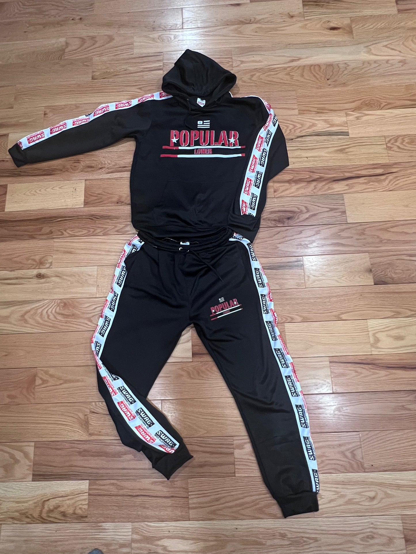 Popular Loner Distressed Unisex Sweatsuit - Swag Spot Clothing Co