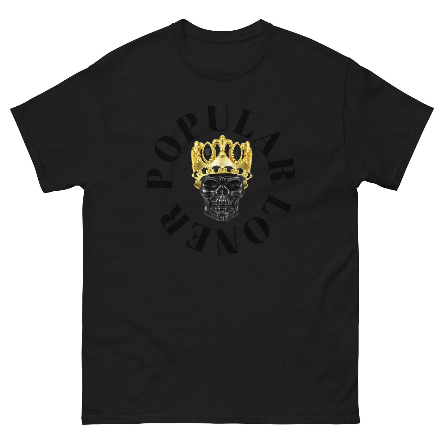 Popular Loner Skull Unisex Printed T-Shirt - Swag Spot Clothing Co