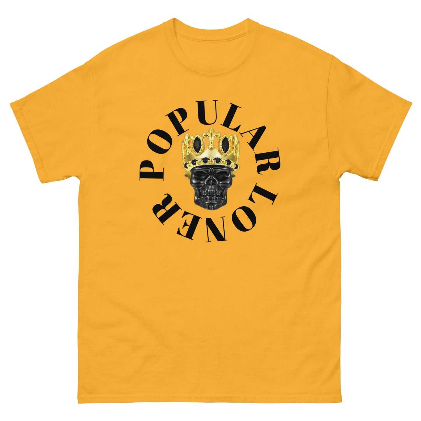 Popular Loner Skull Unisex Printed T-Shirt - Swag Spot Clothing Co