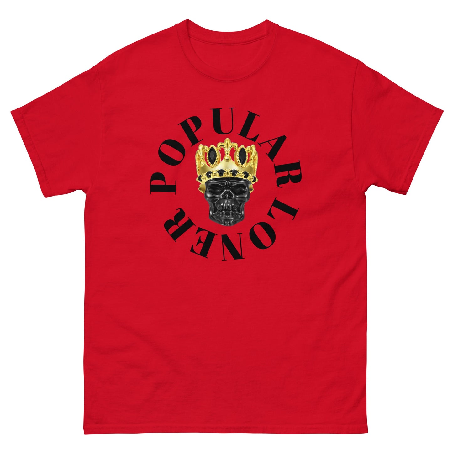 Popular Loner Skull Unisex Printed T-Shirt - Swag Spot Clothing Co
