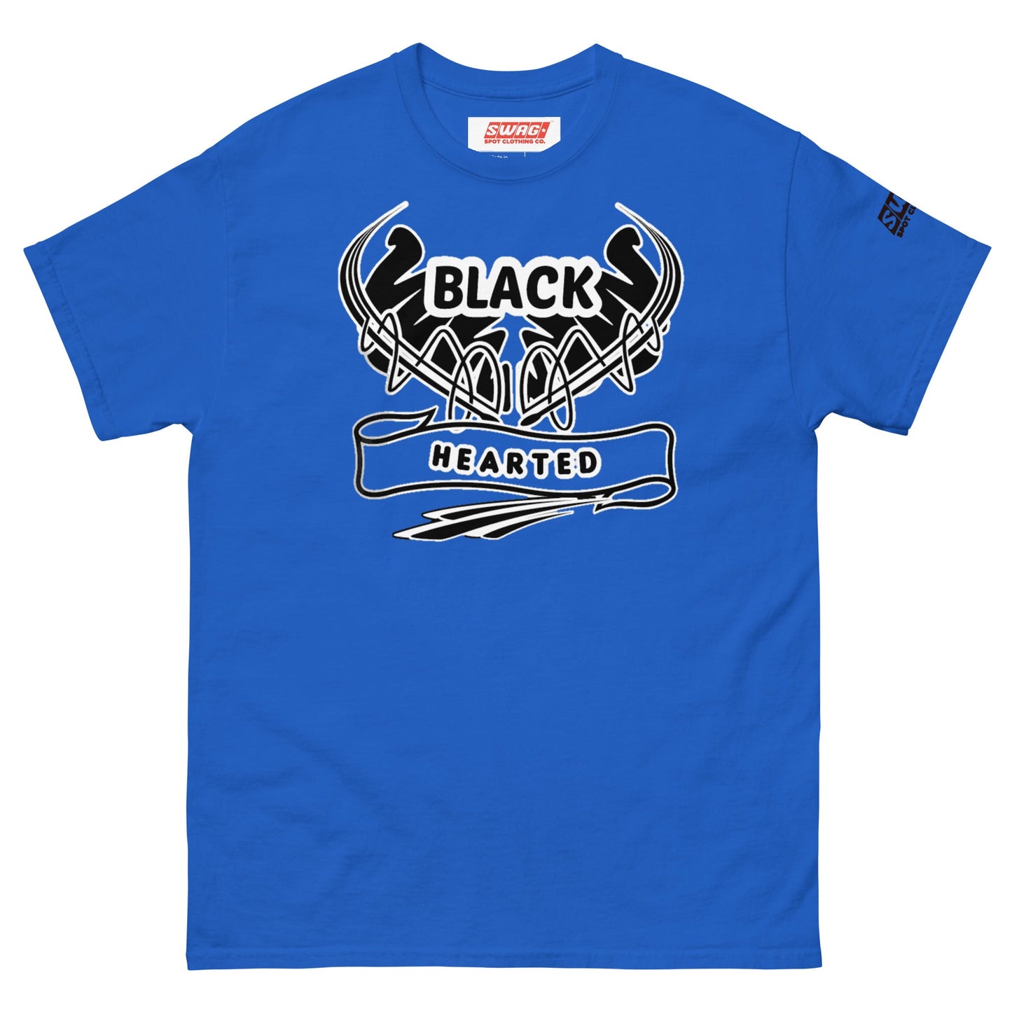 Black Hearted Unisex T-Shirt - Swag Spot Clothing Co