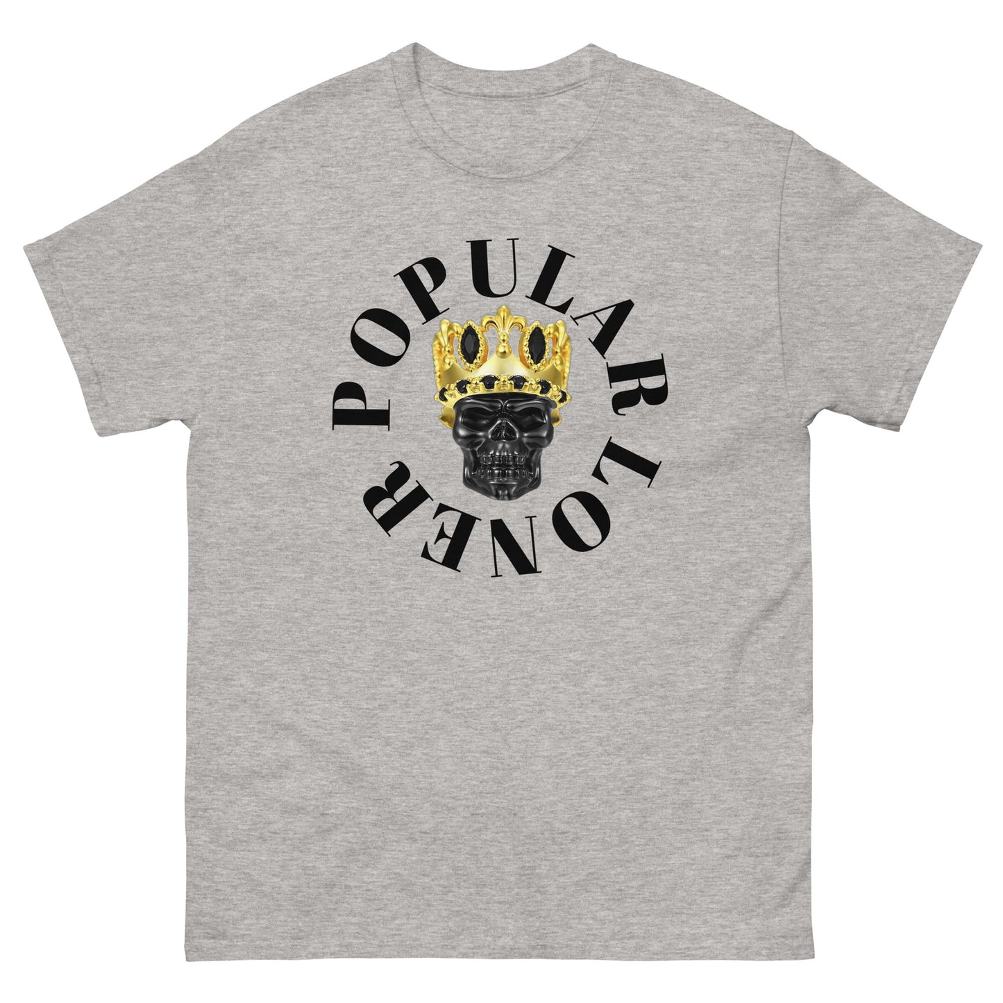Popular Loner Skull Unisex Printed T-Shirt - Swag Spot Clothing Co