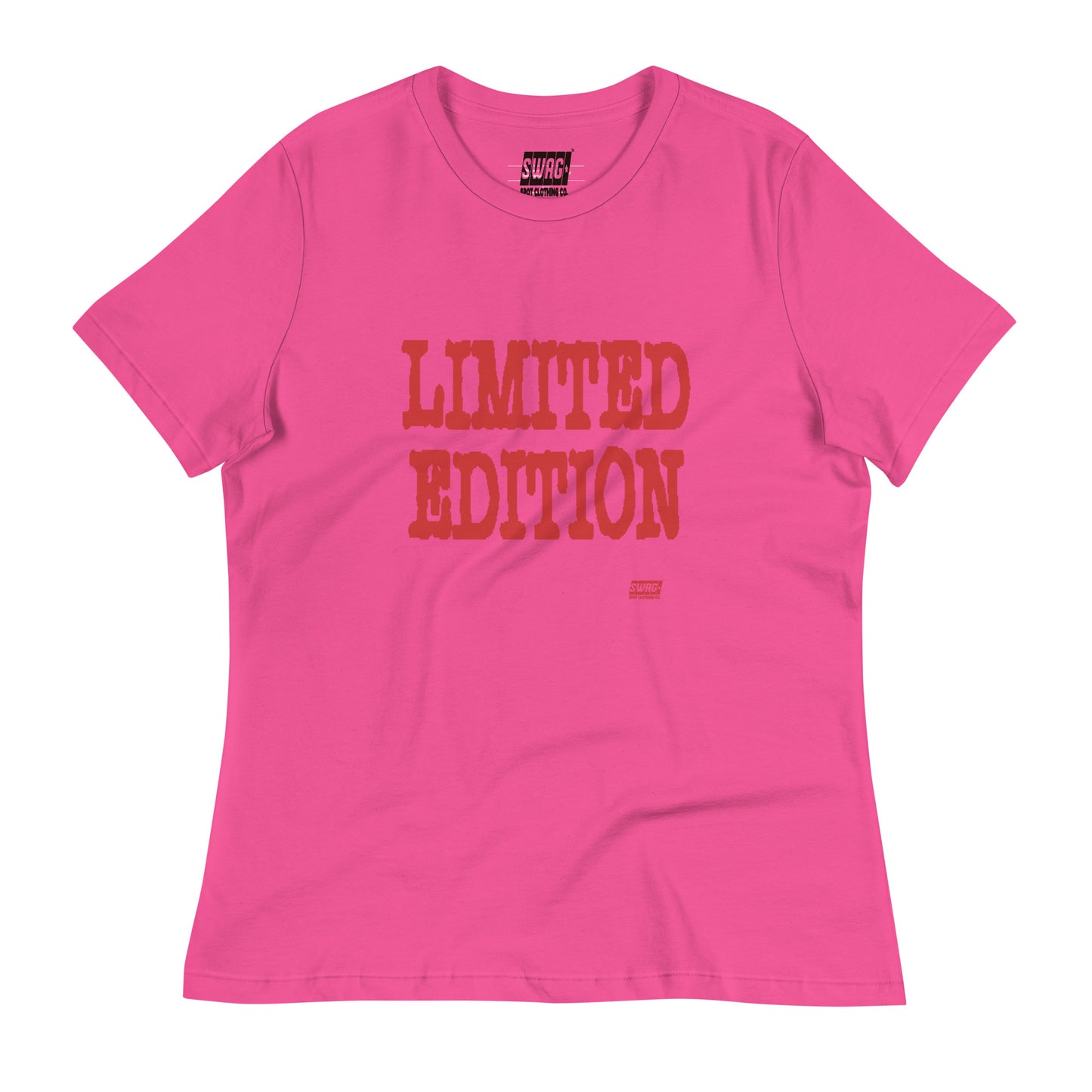 Limited Edition Red Women's Relaxed T-Shirt - Swag Spot Clothing Co