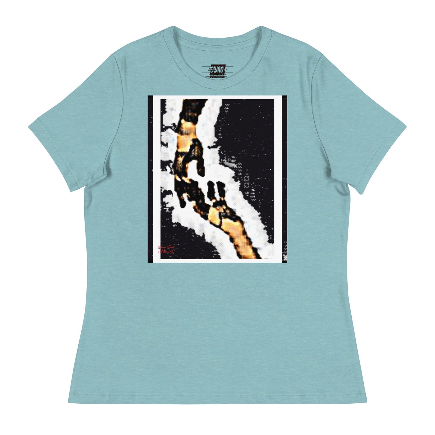 Reaching Women's Relaxed T-Shirt - Swag Spot Clothing Co