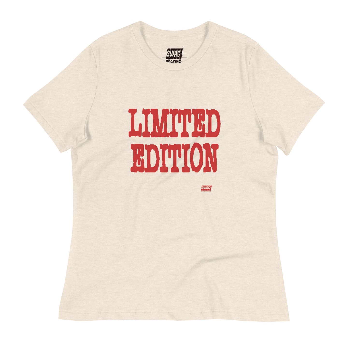 Limited Edition Red Women's Relaxed T-Shirt - Swag Spot Clothing Co