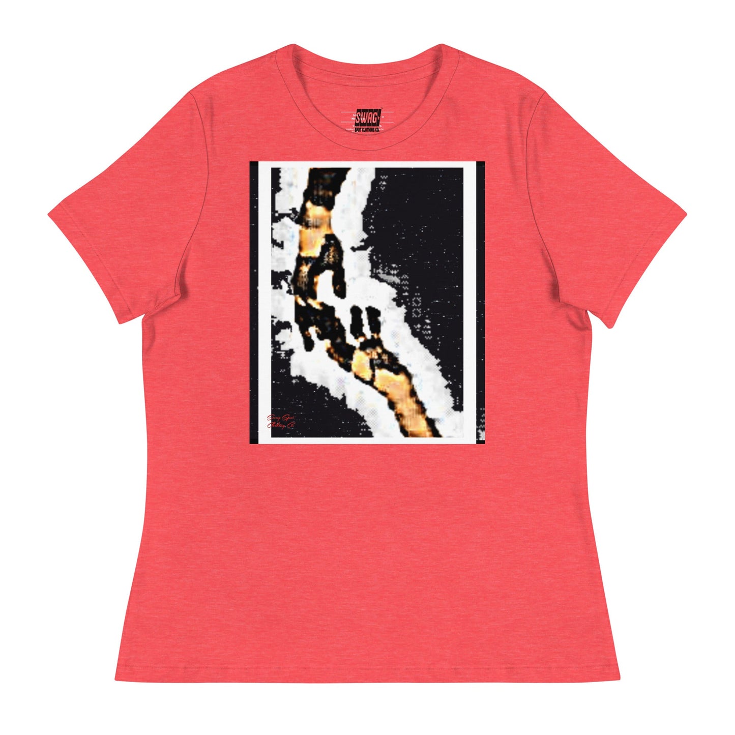 Reaching Women's Relaxed T-Shirt - Swag Spot Clothing Co