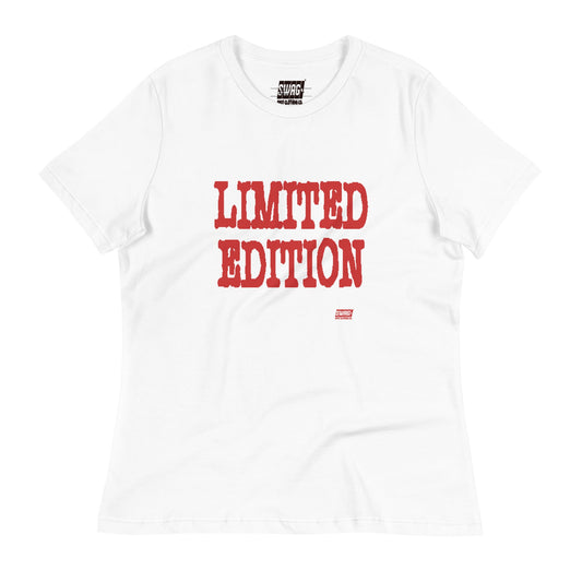 Limited Edition Red Women's Relaxed T-Shirt - Swag Spot Clothing Co