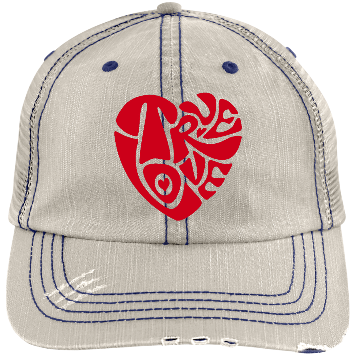 TRUE LOVE by Wisam embroidered Trucker Cap - Swag Spot Clothing Co