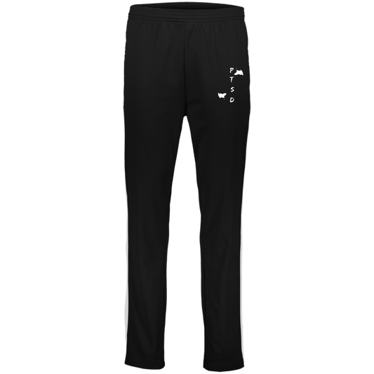 PTSD White Unisex By Wisam  Colorblock Pants - Swag Spot Clothing Co
