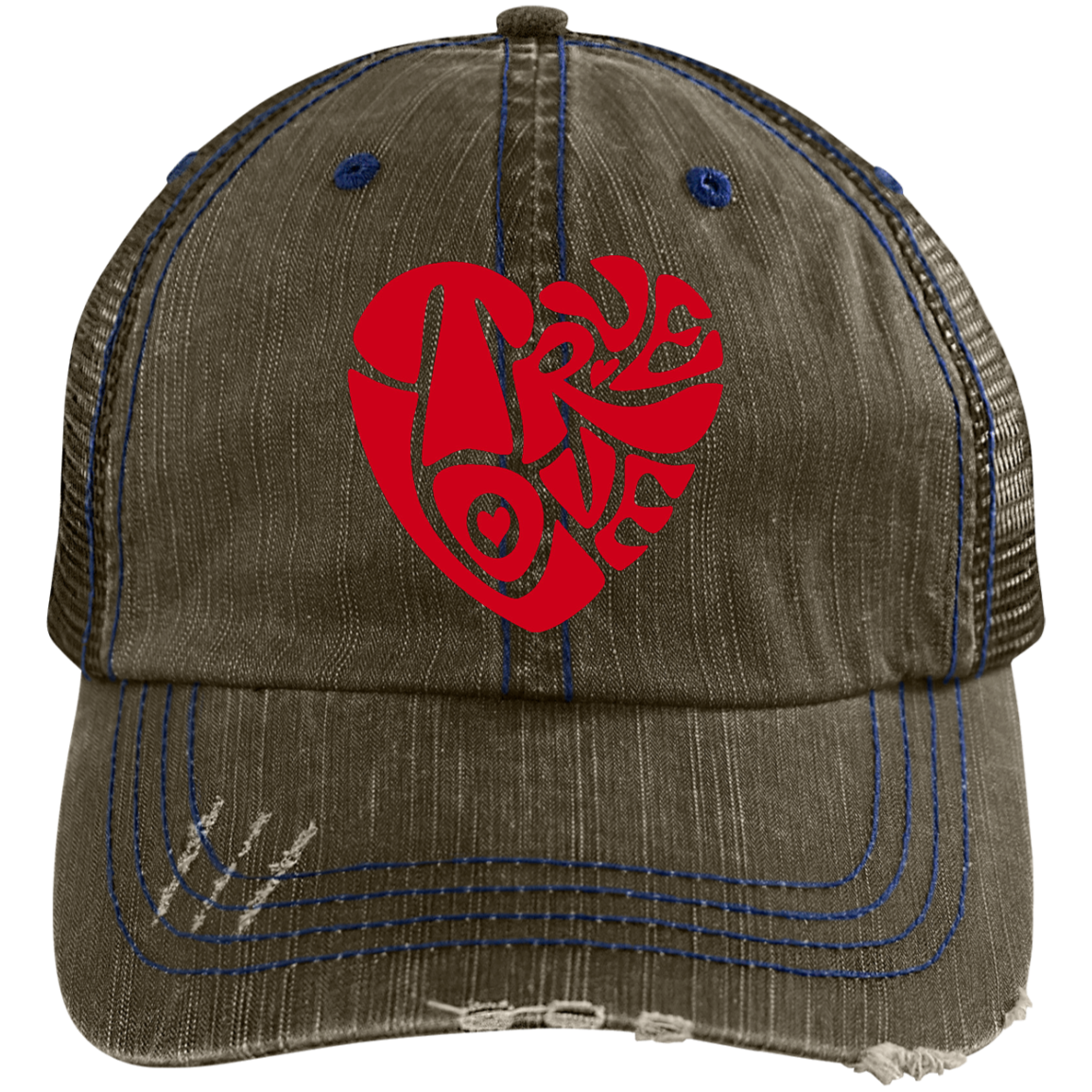 TRUE LOVE by Wisam embroidered Trucker Cap - Swag Spot Clothing Co