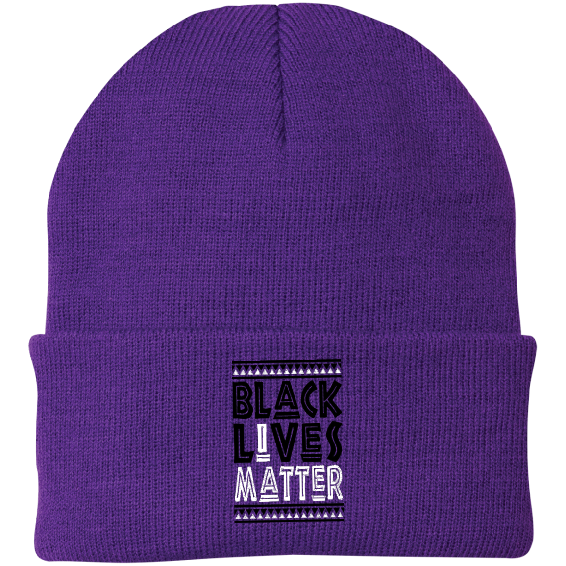 Black Lives Matter Embroidered knit cap - Swag Spot Clothing Co