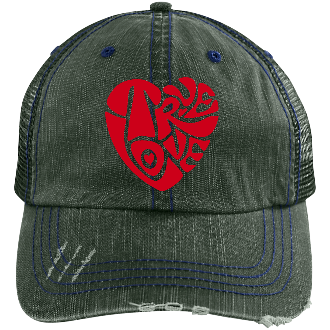 TRUE LOVE by Wisam embroidered Trucker Cap - Swag Spot Clothing Co