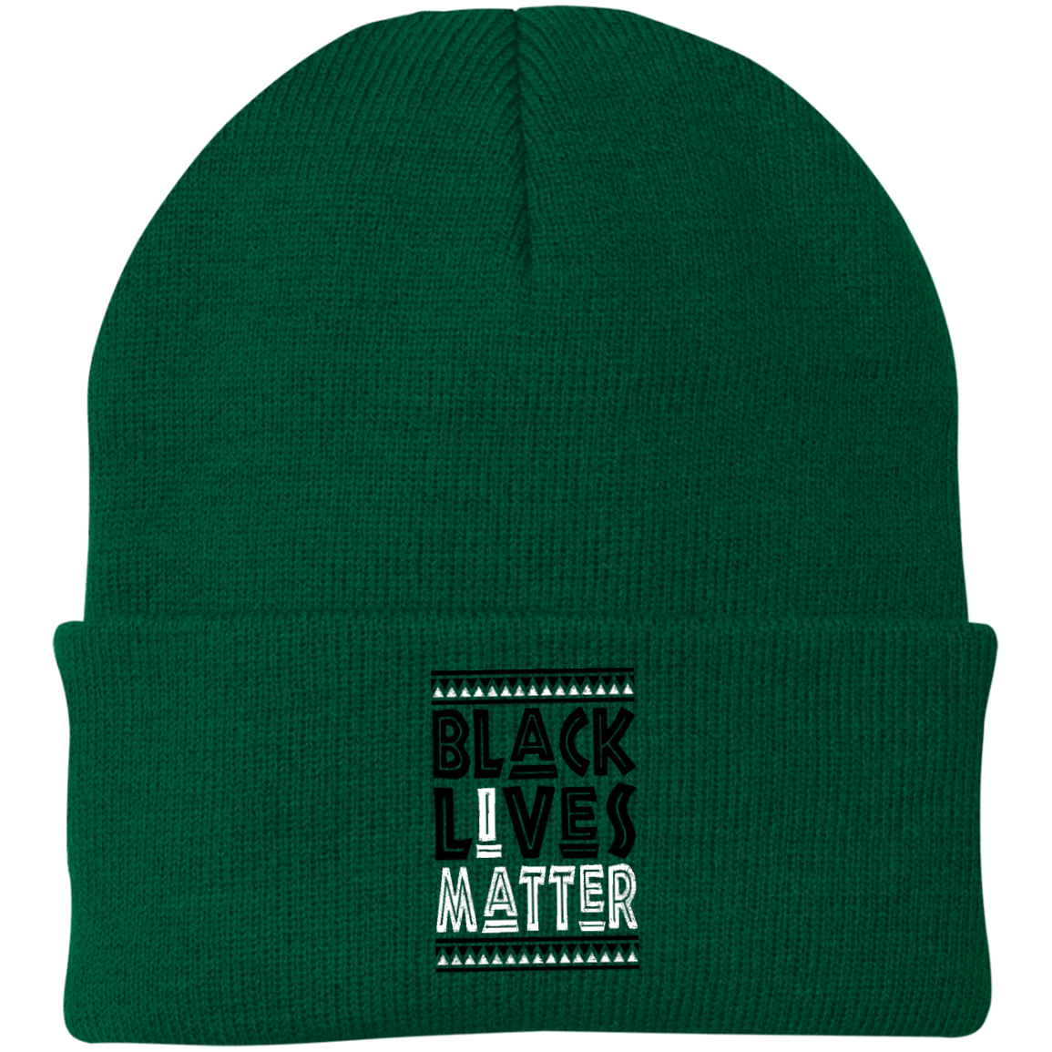 Black Lives Matter Embroidered knit cap - Swag Spot Clothing Co