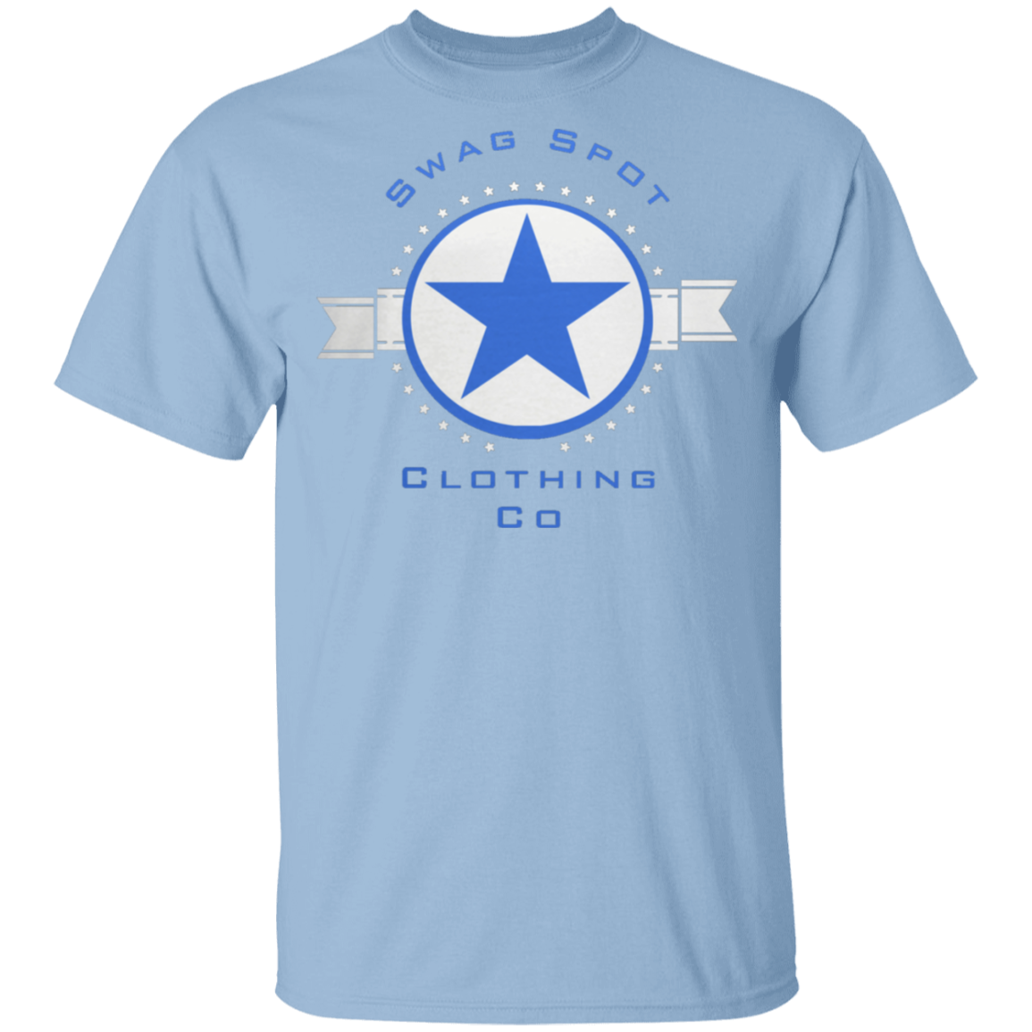 Swag Blue Star Pullover T-Shirt – Swag Spot Clothing Co