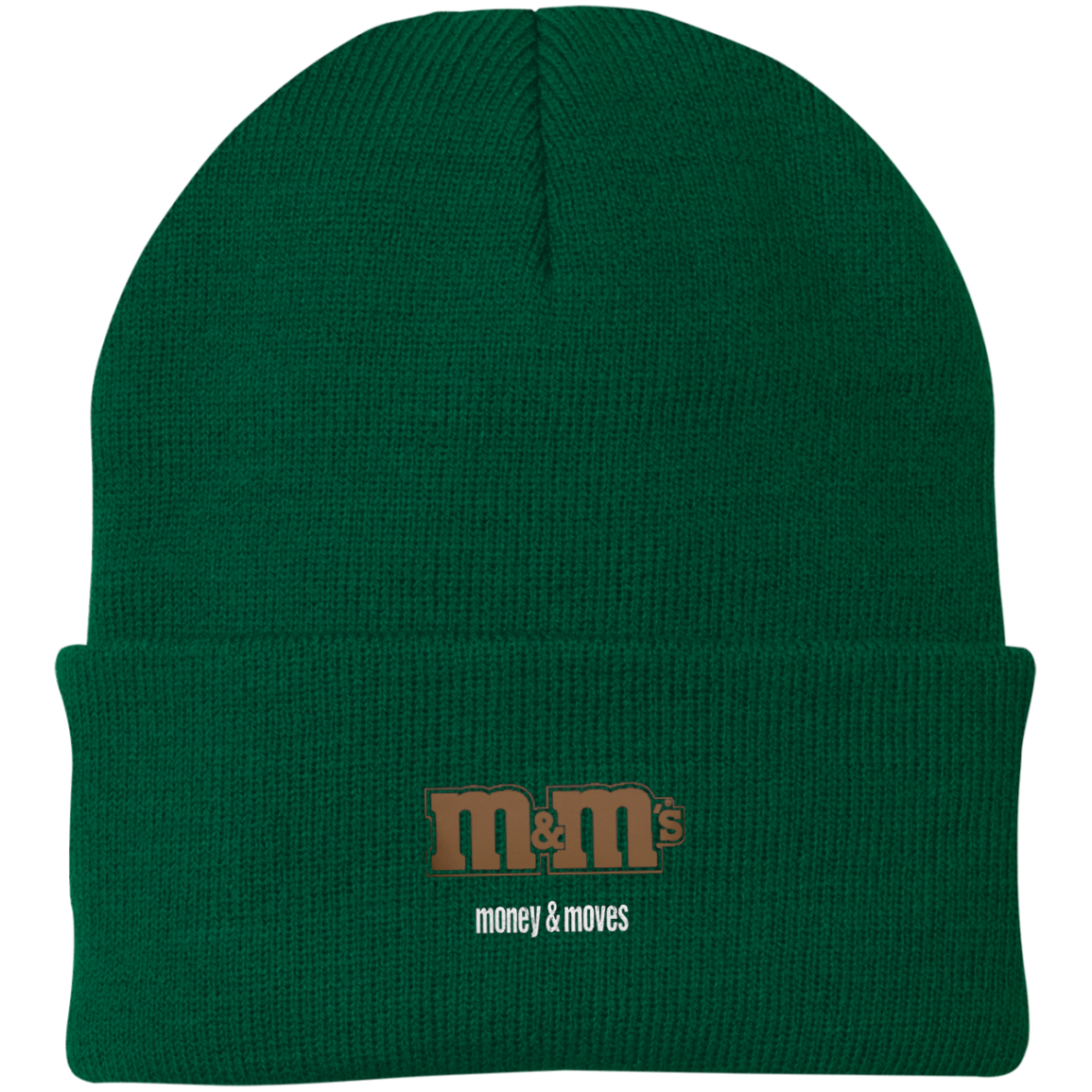 Money & Moves Embroidered Knit Cap - Swag Spot Clothing Co