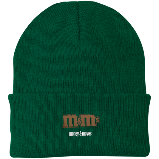 Money & Moves Embroidered Knit Cap - Swag Spot Clothing Co