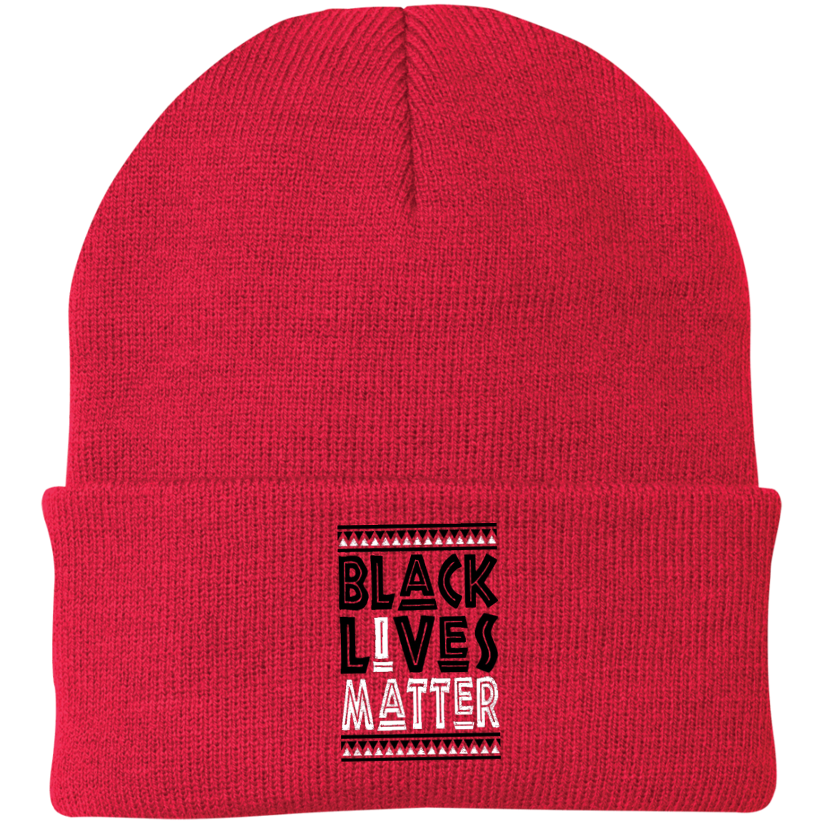 Black Lives Matter Embroidered knit cap - Swag Spot Clothing Co