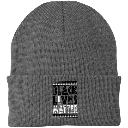 Black Lives Matter Embroidered knit cap - Swag Spot Clothing Co