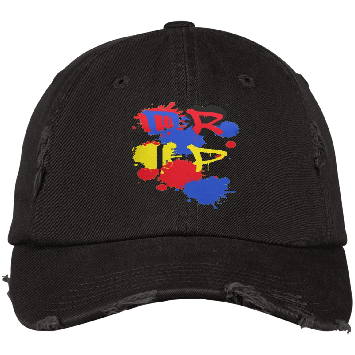 DRIP by Wisam embroidered Distressed Dad Cap - Swag Spot Clothing Co