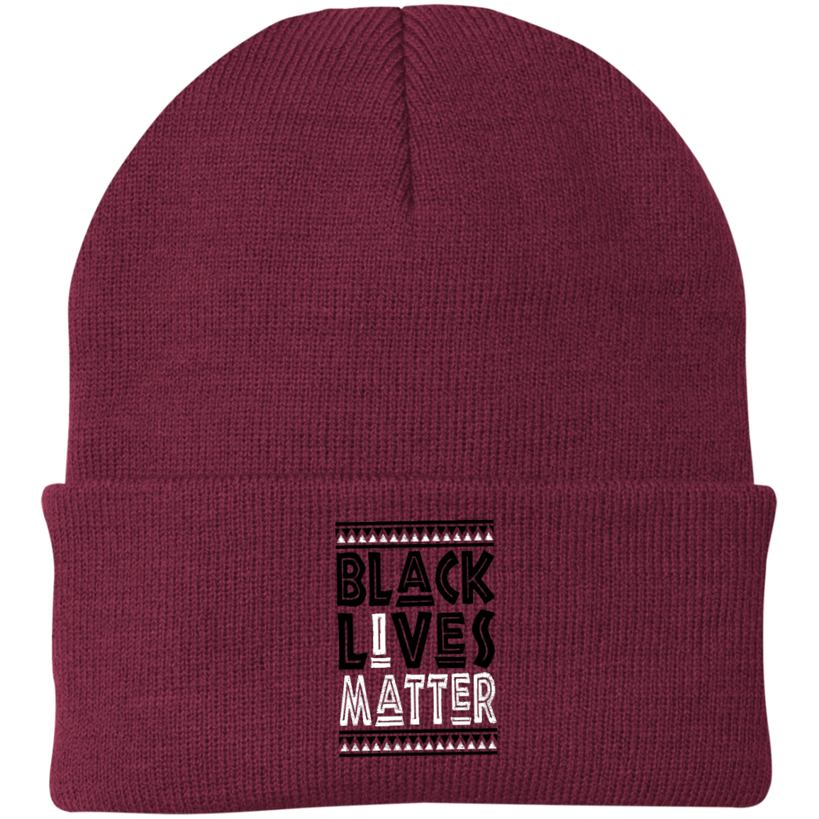 Black Lives Matter Embroidered knit cap - Swag Spot Clothing Co