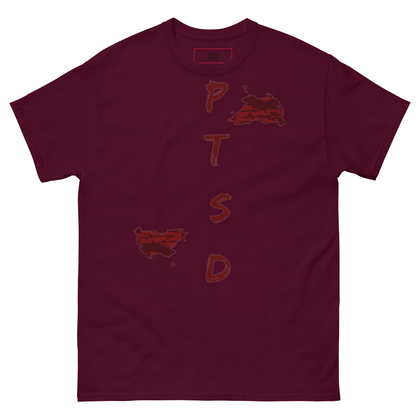 PTSD by Wisam Unisex t-shirt - Swag Spot Clothing Co