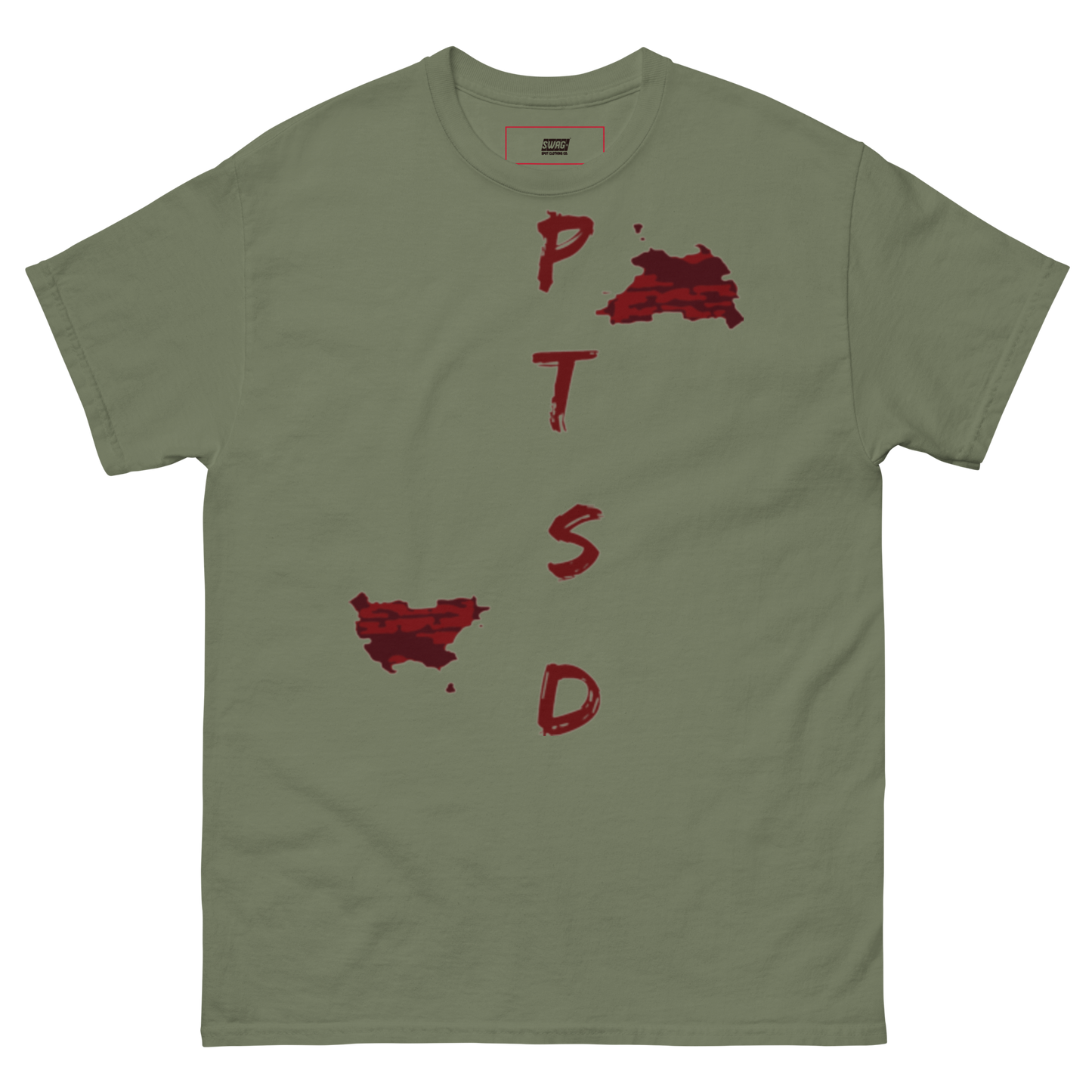 PTSD by Wisam Unisex t-shirt - Swag Spot Clothing Co