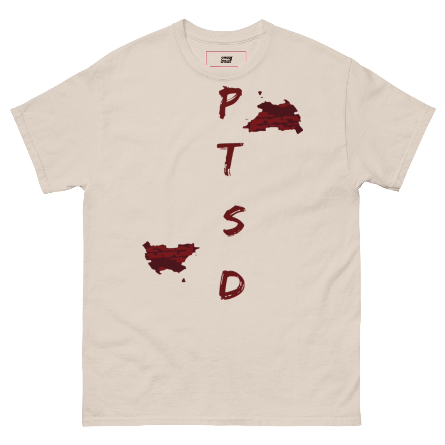 PTSD by Wisam Unisex t-shirt - Swag Spot Clothing Co
