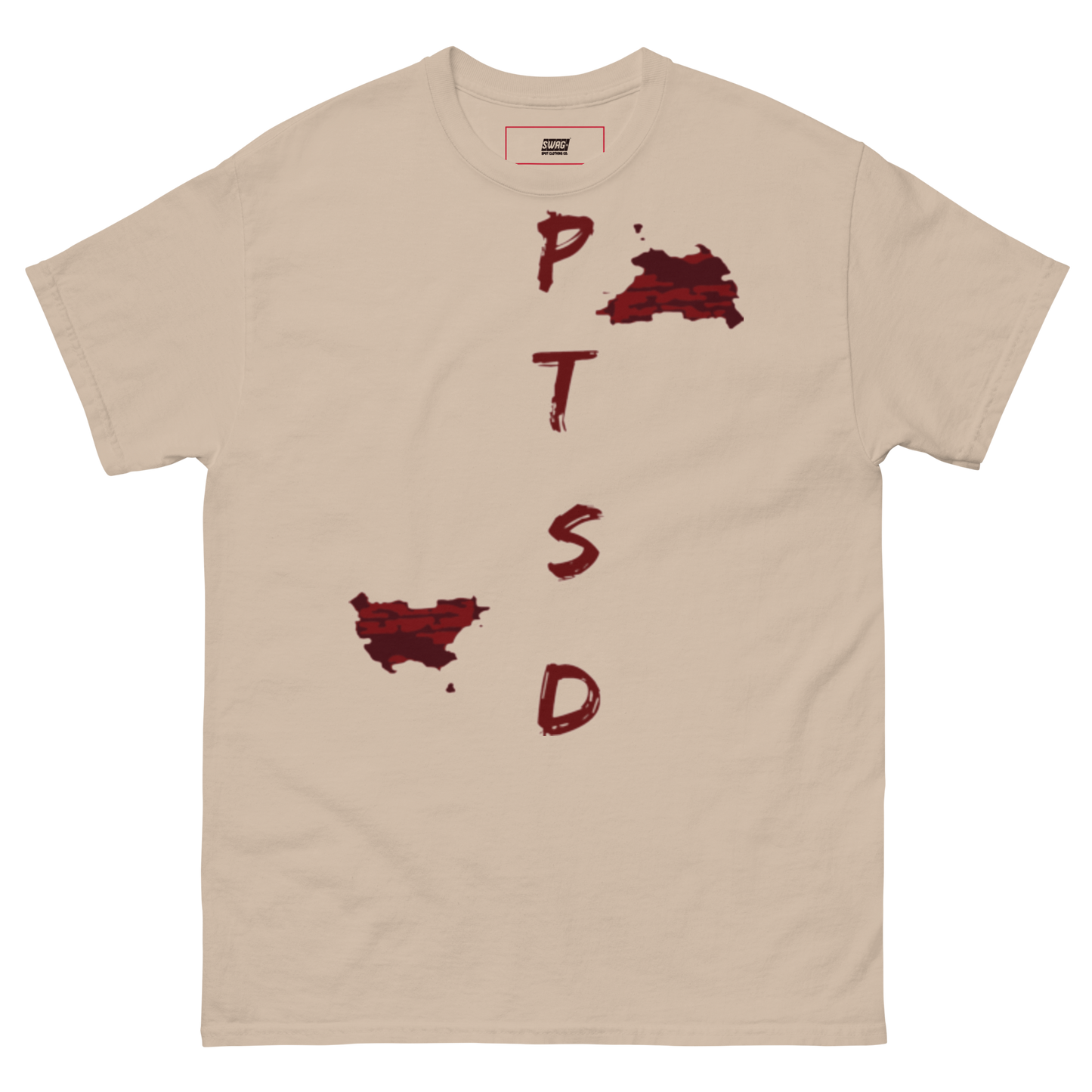 PTSD by Wisam Unisex t-shirt - Swag Spot Clothing Co