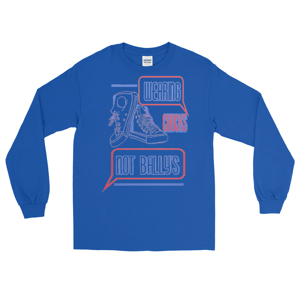 Chucks Not Bally's Unisex Long Sleeve T-Shirt - Swag Spot Clothing Co