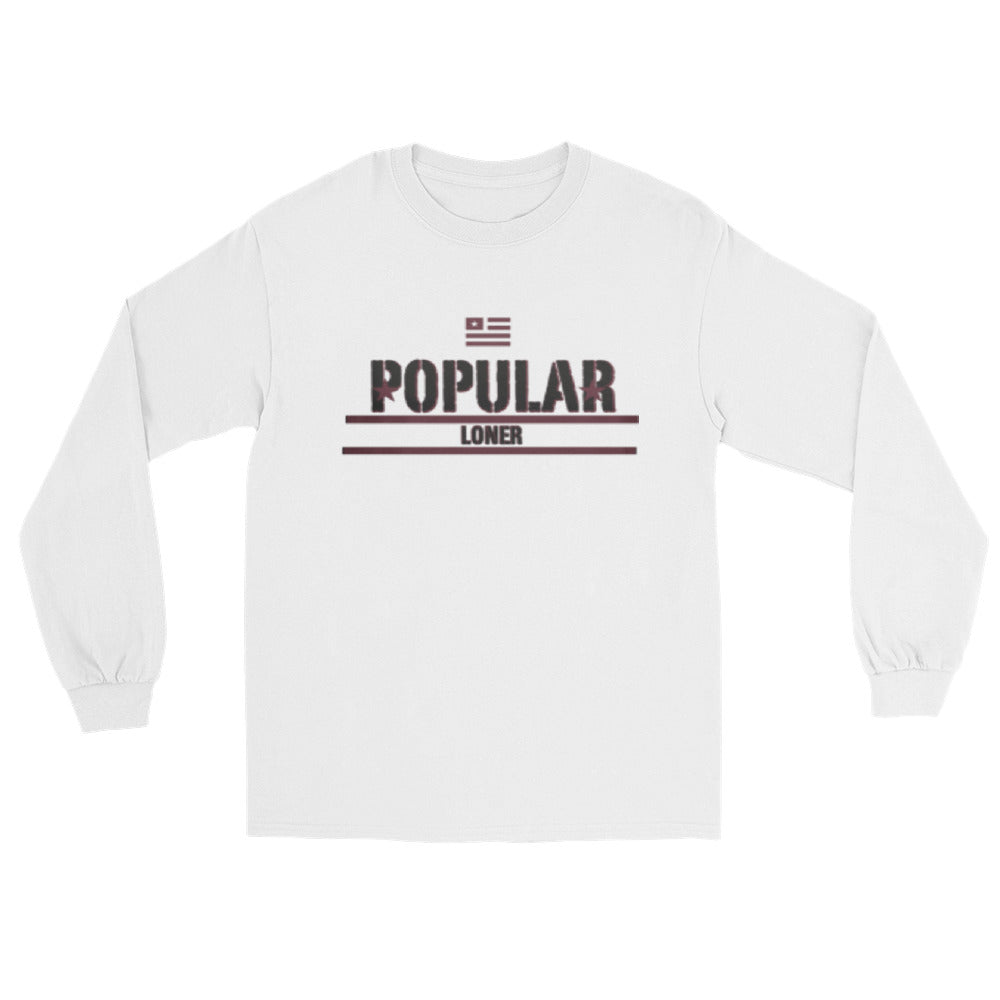 Popular Loner Black Unisex Long Sleeve Shirt - Swag Spot Clothing Co