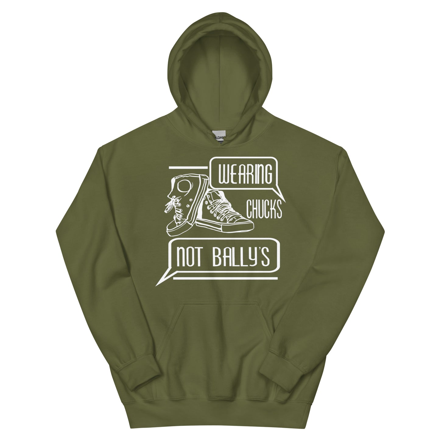 Chucks Not Bally’s Unisex Hoodie - Swag Spot Clothing Co