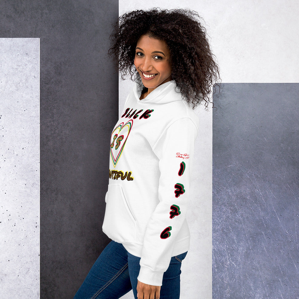 Black Is Beautiful Unisex Adult Hoodie - Swag Spot Clothing Co