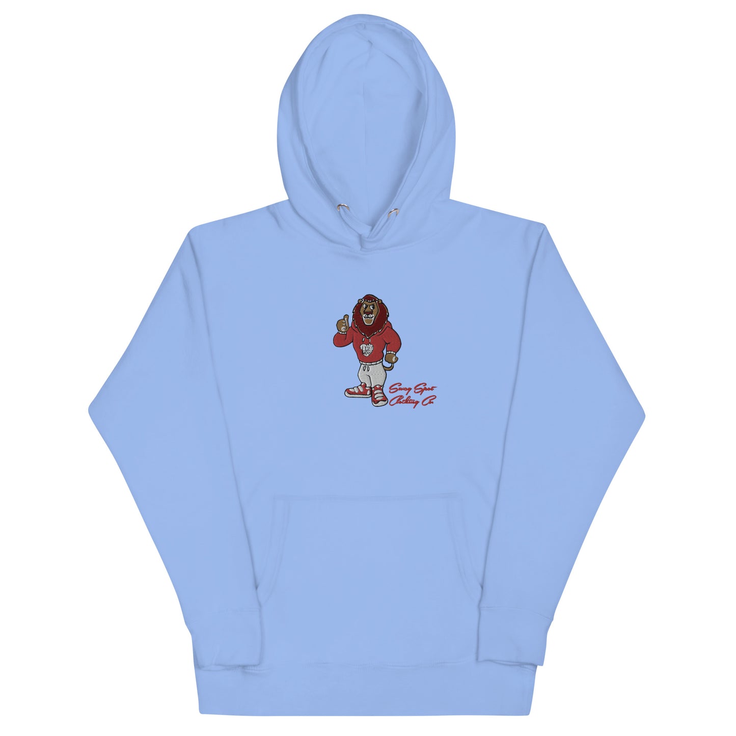 Swag Lion Embroidered Unisex Hoodie - Swag Spot Clothing Co