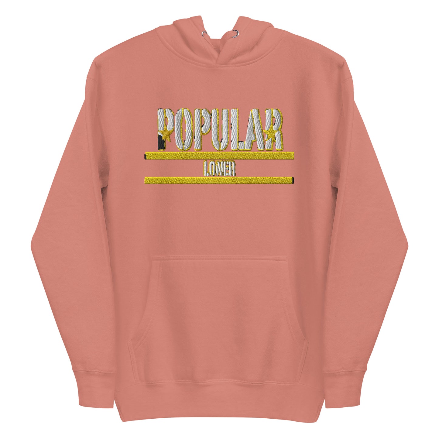 Popular Loner Embroidered Unisex Hoodie - Swag Spot Clothing Co