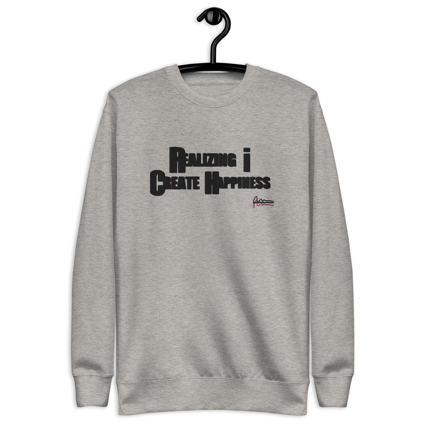 R.I.C.H Embroidered Unisex Premium Sweatshirt - Swag Spot Clothing Co