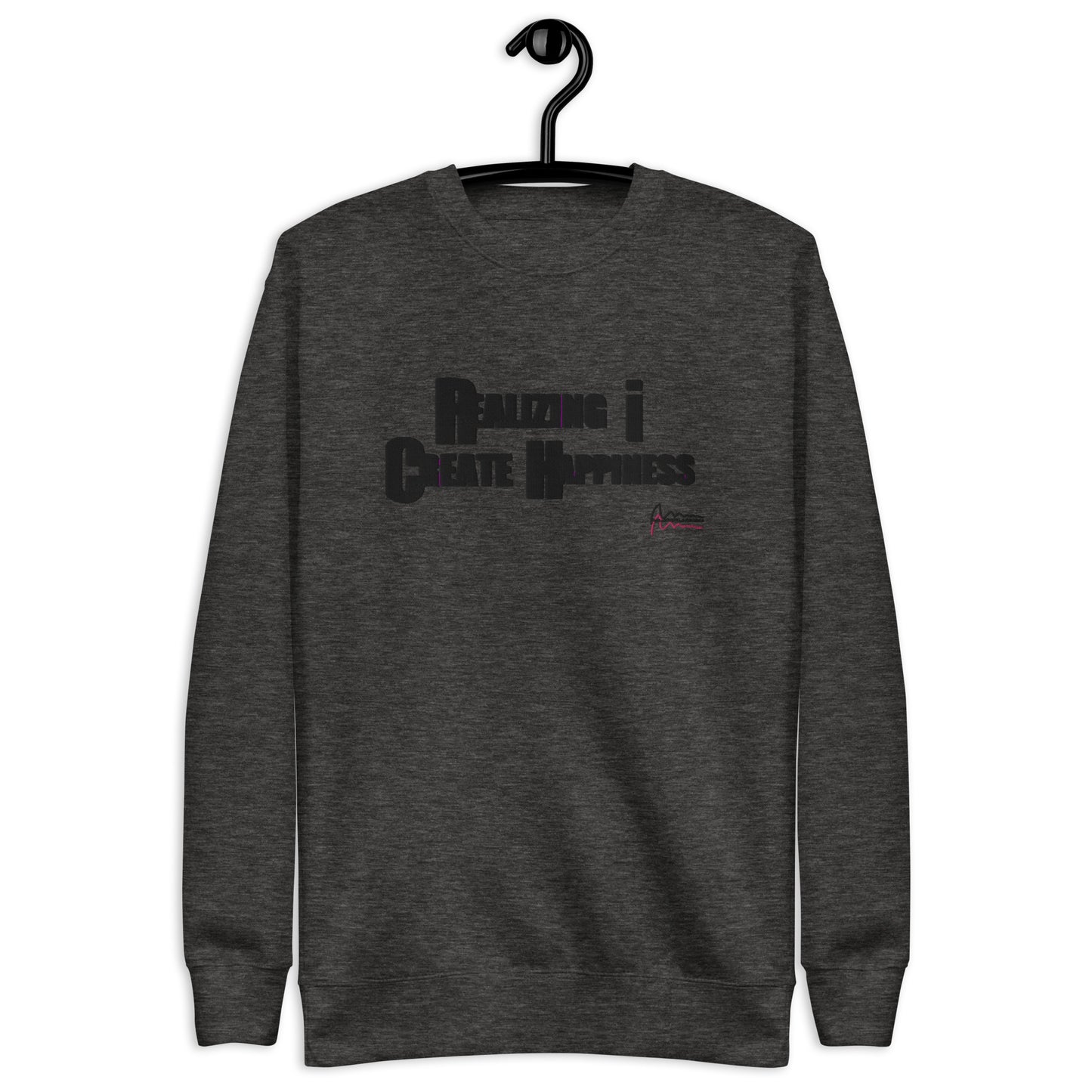 R.I.C.H Embroidered Unisex Premium Sweatshirt - Swag Spot Clothing Co