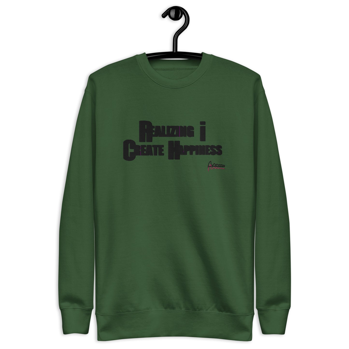 R.I.C.H Embroidered Unisex Premium Sweatshirt - Swag Spot Clothing Co