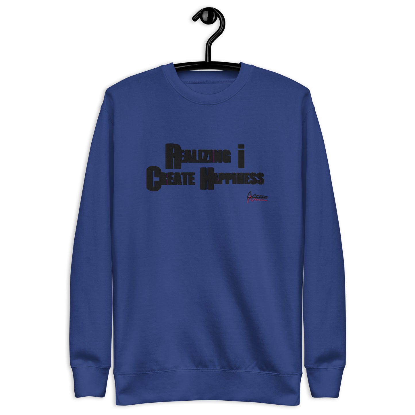 R.I.C.H Embroidered Unisex Premium Sweatshirt - Swag Spot Clothing Co