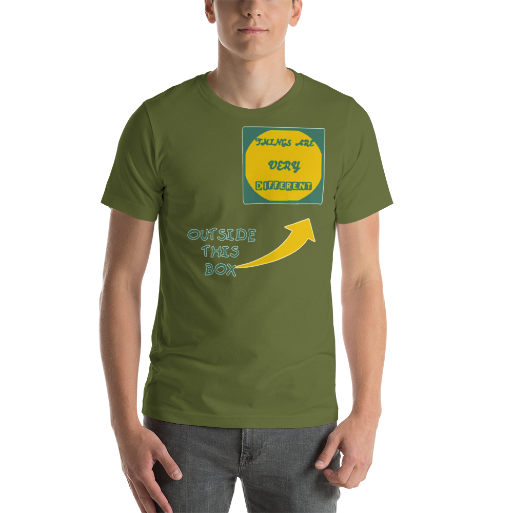 Outside The Box Green Unisex t-shirt - Swag Spot Clothing Co