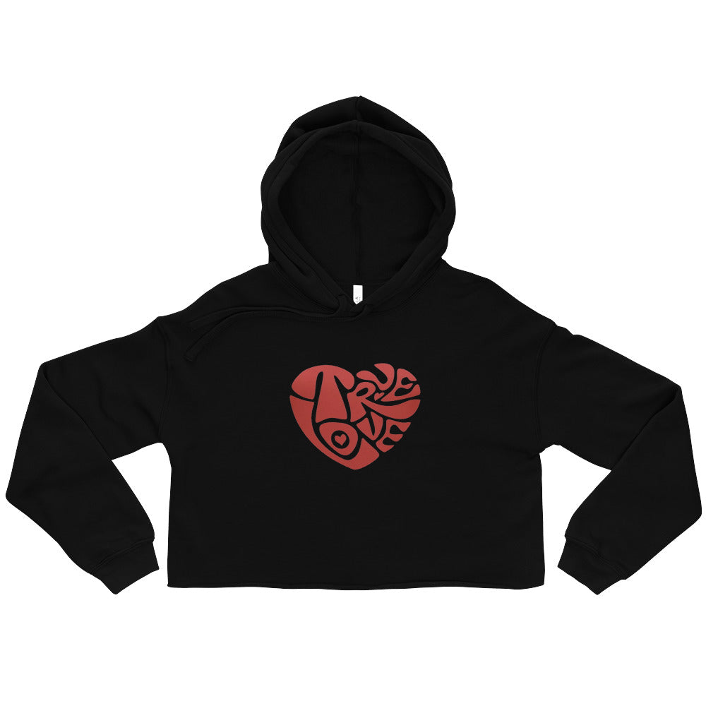 True Love by Wisam Women’s Crop Hoodie - Swag Spot Clothing Co