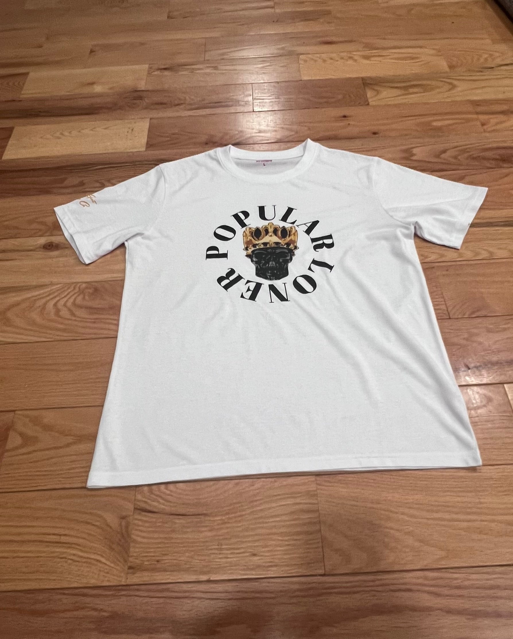 Popular Loner Skull Gold Standard T-Shirt - Swag Spot Clothing Co