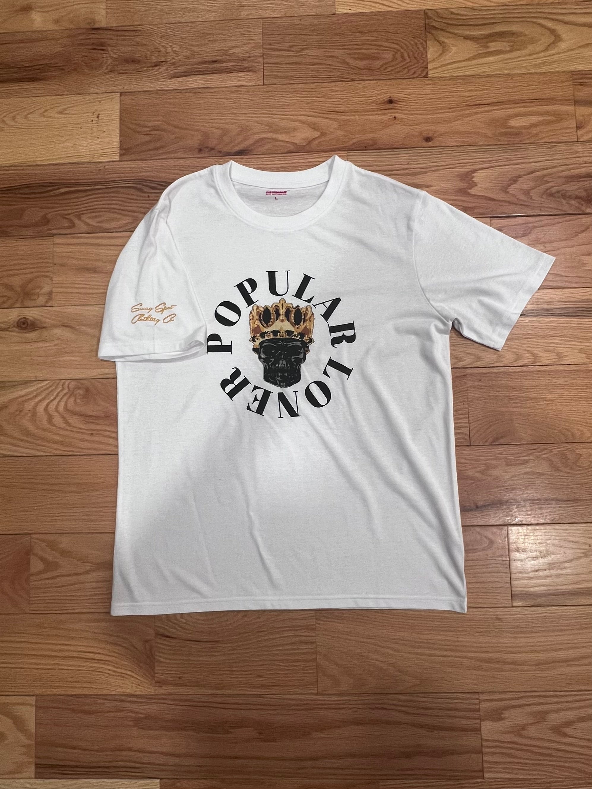 Popular Loner Skull Gold Standard T-Shirt