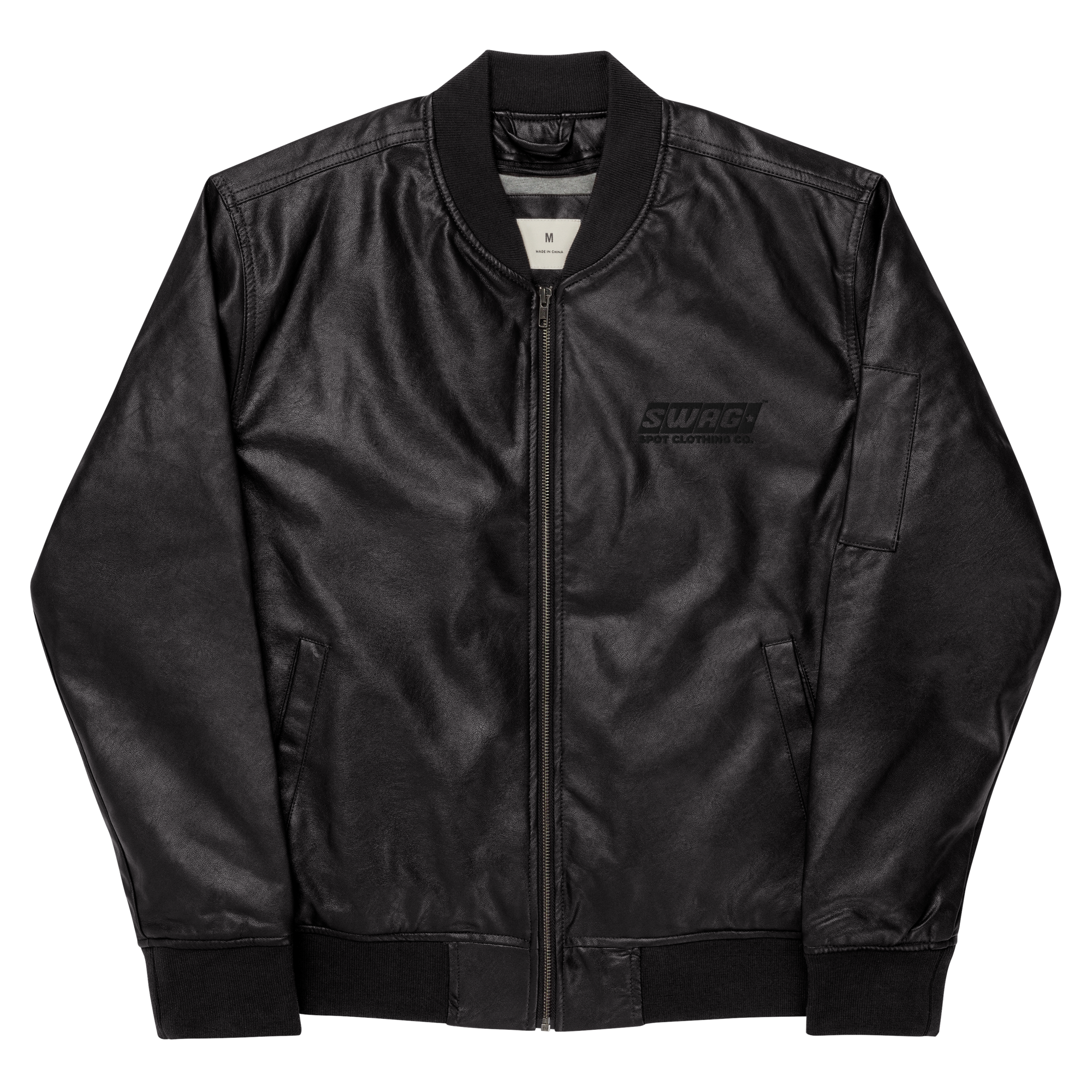 Popular Loner Leather Bomber Jacket