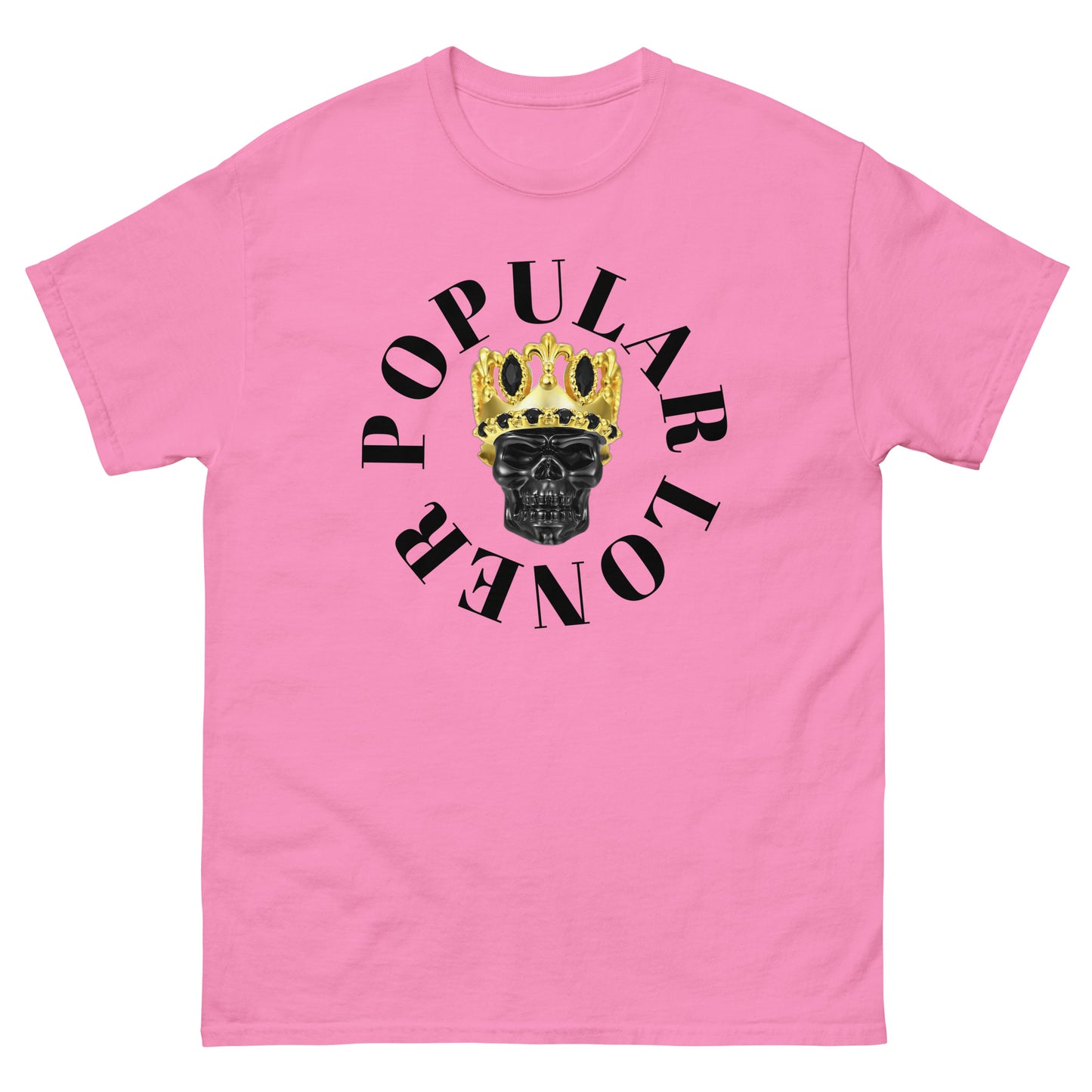 Popular Loner Skull Unisex Printed T-Shirt - Swag Spot Clothing Co