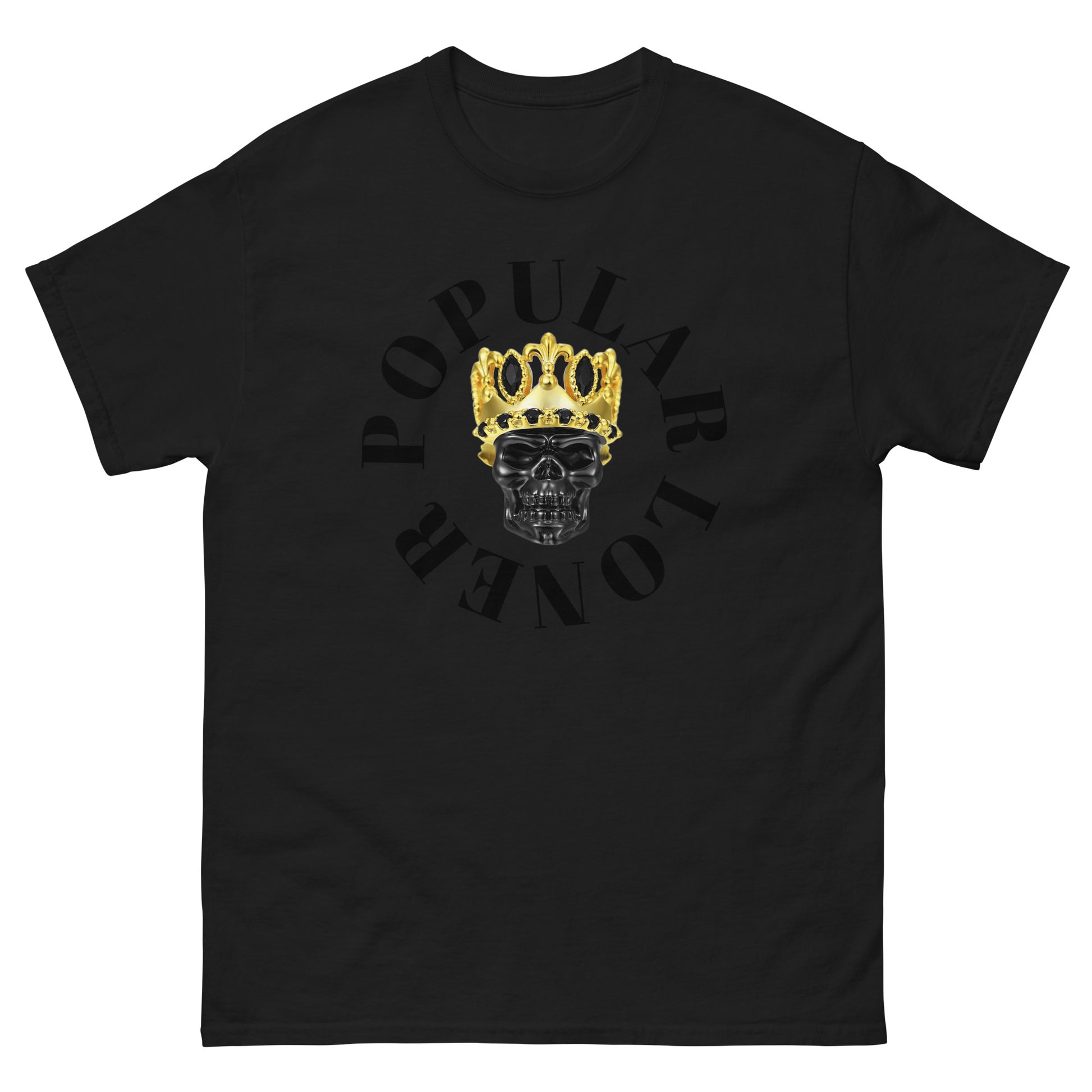 Popular Loner Skull Unisex Printed T-Shirt - Swag Spot Clothing Co