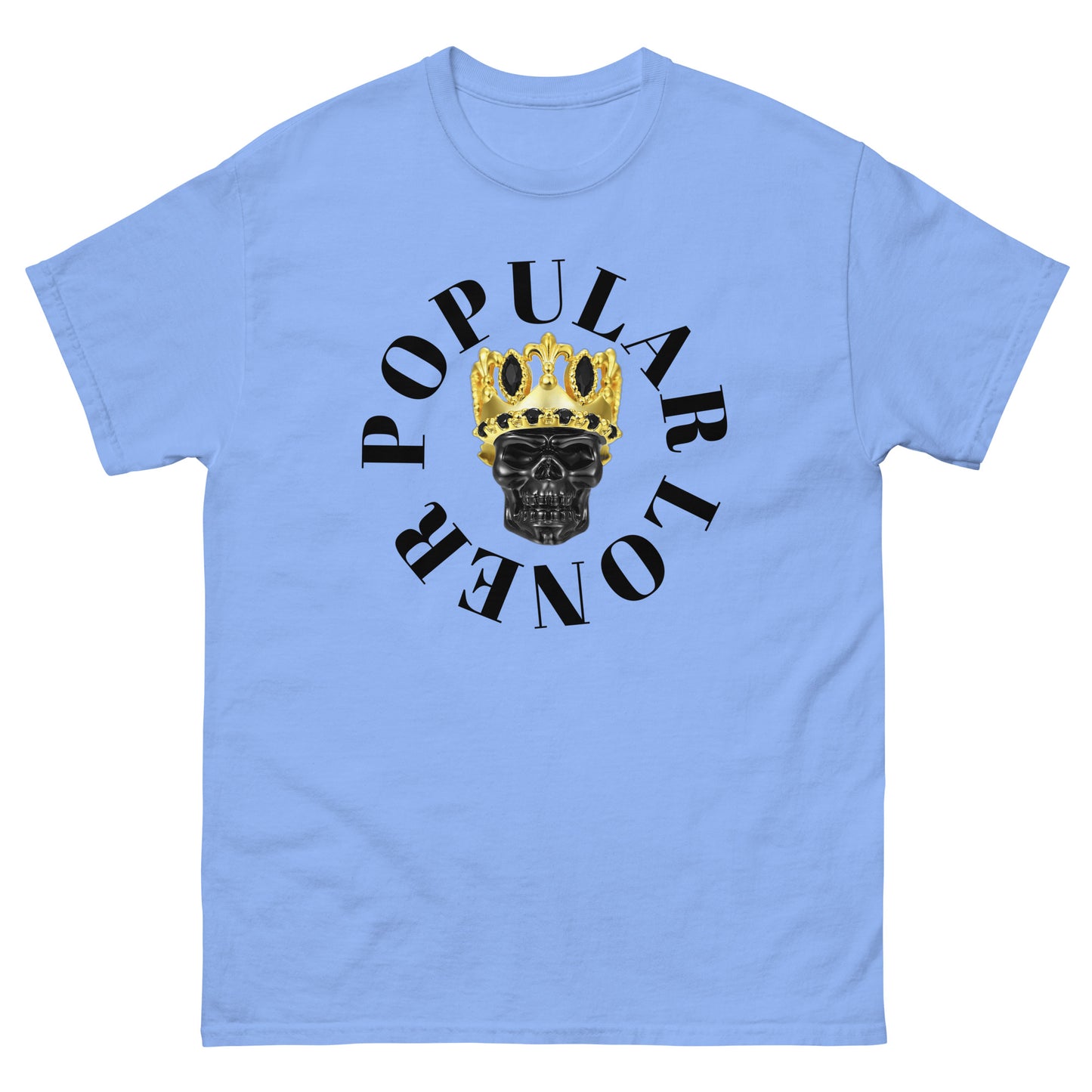 Popular Loner Skull Unisex Printed T-Shirt - Swag Spot Clothing Co