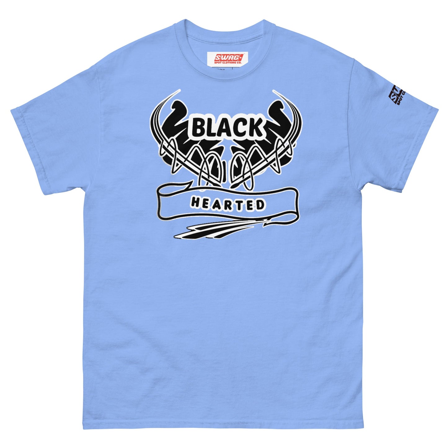 Black Hearted Unisex T-Shirt - Swag Spot Clothing Co