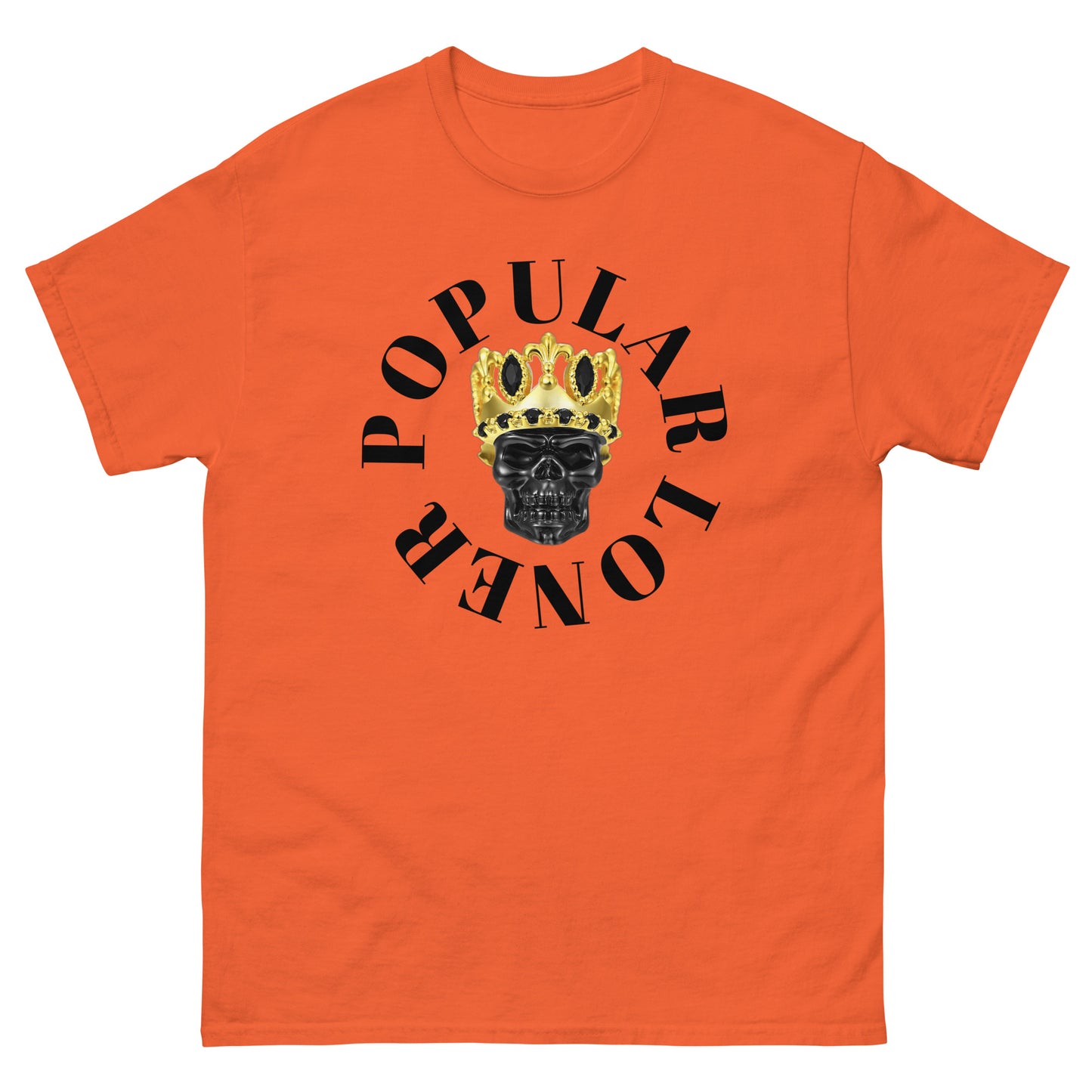 Popular Loner Skull Unisex Printed T-Shirt - Swag Spot Clothing Co